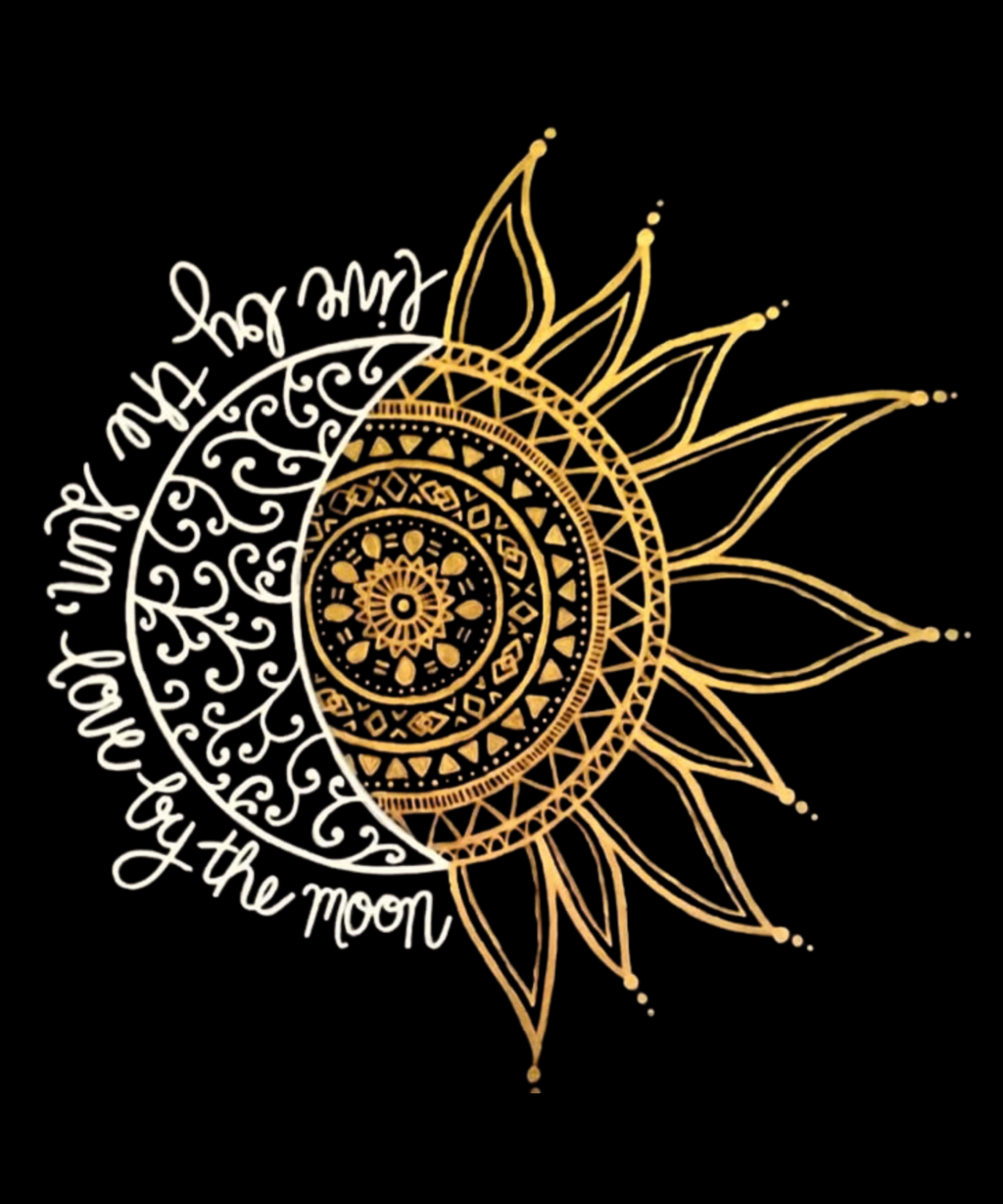Classic Sun & Moon Mandala Art