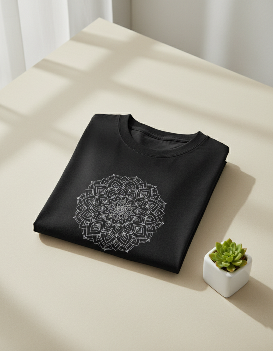 Classic Mandala Art Oversized T-Shirt