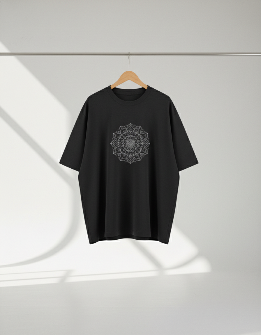 Classic Mandala Art Oversized T-Shirt