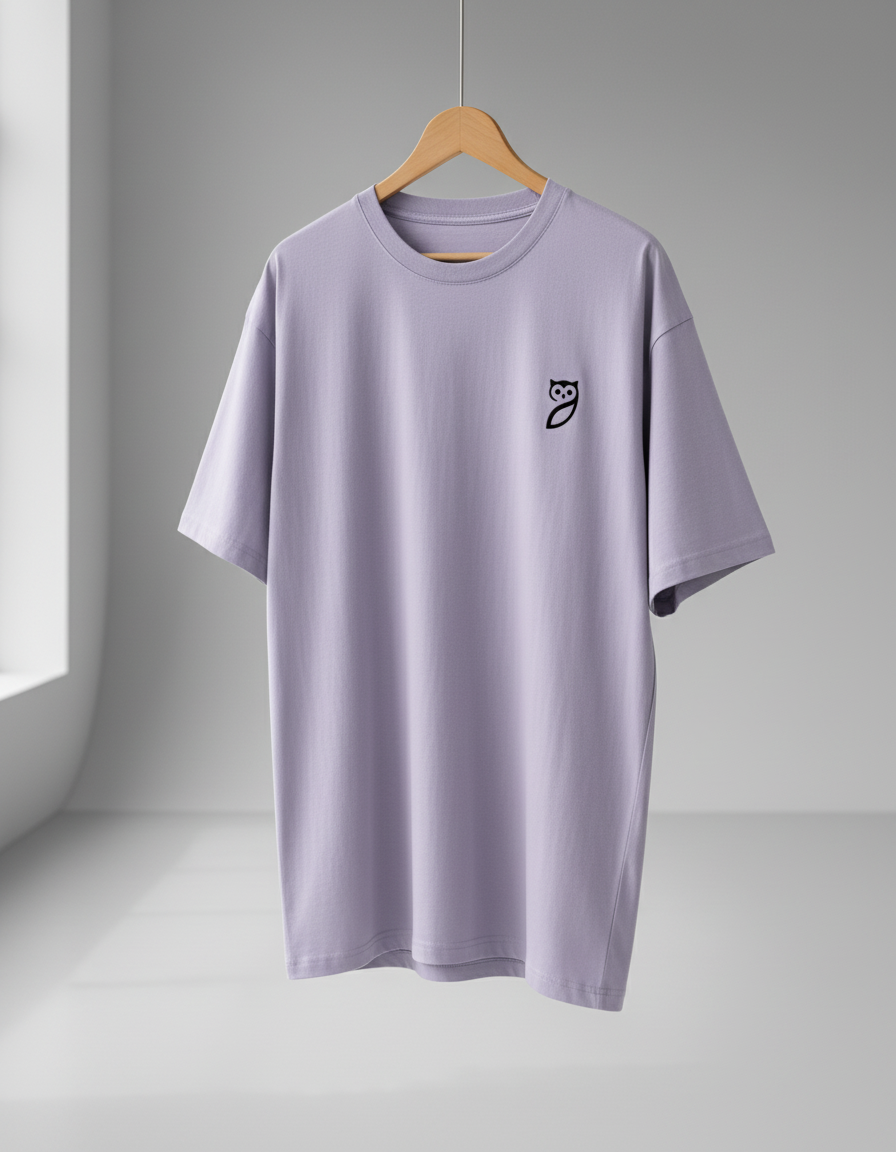 Classic Signature Oversized T-Shirt - Lavender