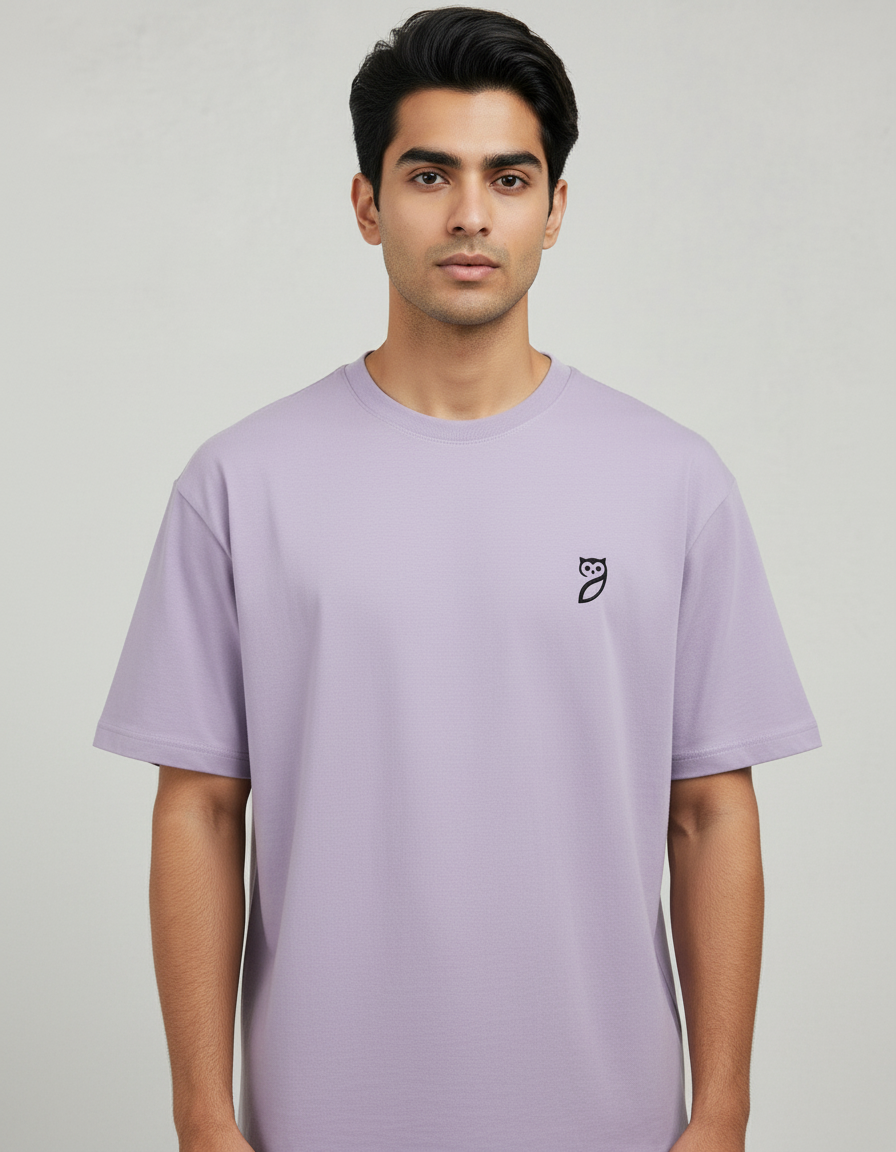 Classic Signature Oversized T-Shirt - Lavender