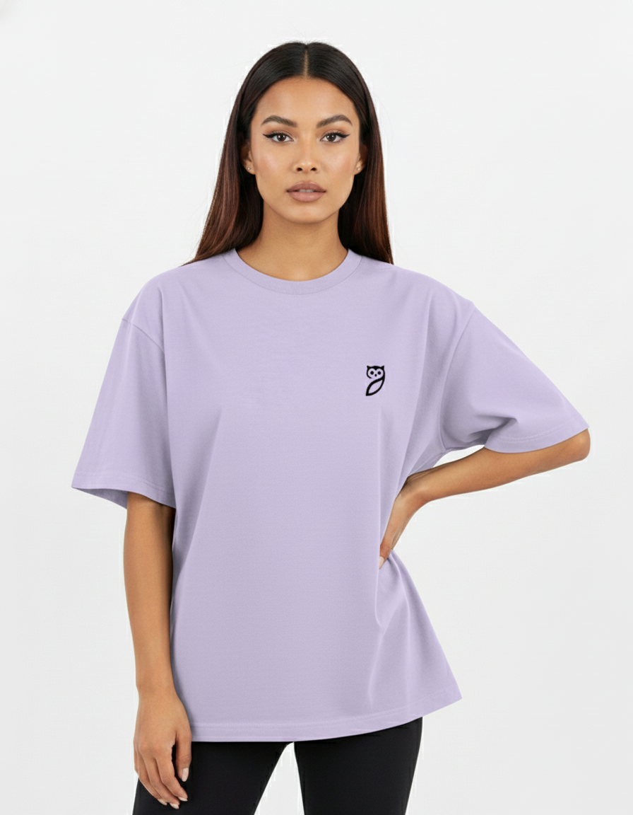 Classic Signature Oversized T-Shirt - Lavender